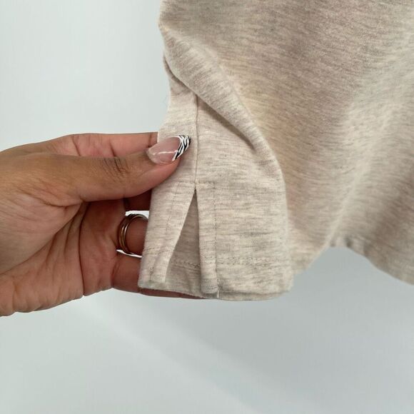 Cuddl Duds Women’s Creme Cotton Classic Elbow Sleeve Knit Top Medium - Picture 6 of 11